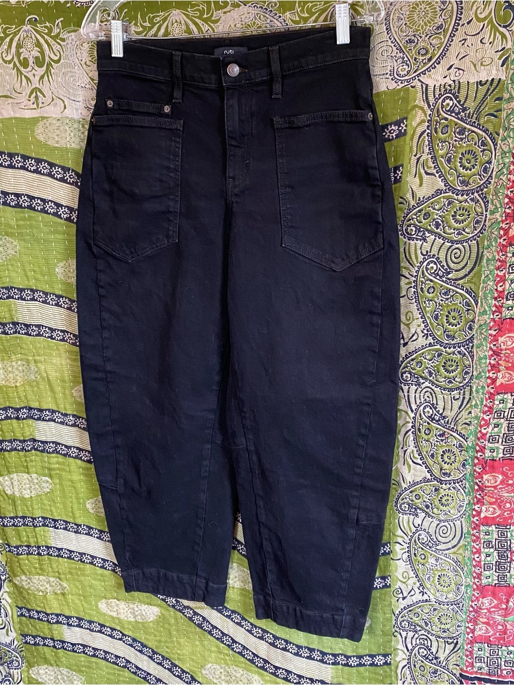 Ruti Dusted Black The Slouchy Jeans 2.0 Size 8 Quiet Luxury Minimal - Picture 7 of 16